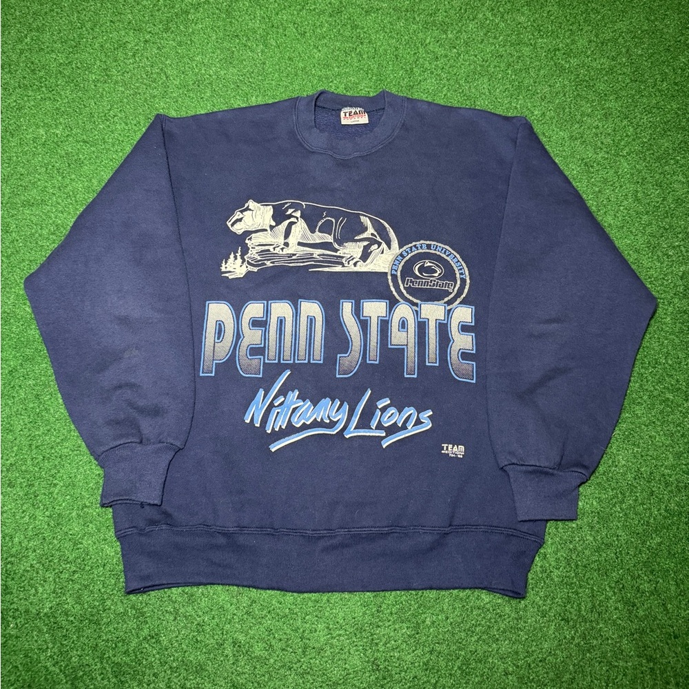 Penn State Vintage Sweatshirt 90s Graphic Lions Retro College Crewneck